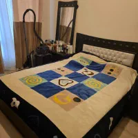 تخت و پاتختی و دراور و تشک رویال