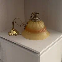 لوستر تک شاخه|لوستر و چراغ آویز|قائم‌شهر, |دیوار