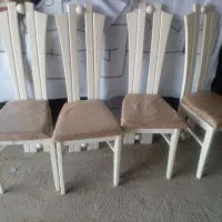 میز ناهار خوری ۶ نفره چوب گردو کار کرده