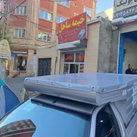 چادر ماشین بااریی قلاب دار مسقف پارچه مشمع بررزنت