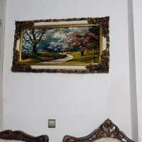 قاب عکس. تابلو فرش. آباژور در حد نو میباشد..|تابلو فرش|الیگودرز, |دیوار