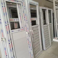 در و پنجره دو جداره UPVC و آلومینیوم و توری پلیسه