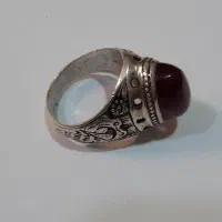 انگشتر نقره/مردانه/یاقوت/رکاب/نگین|جواهرات|باقرشهر, |دیوار