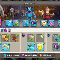 اکانت کلش اف کلنز با 14 هزار جم|کنسول، بازی ویدئویی و آنلاین|رشت, کوی جام جم|دیوار