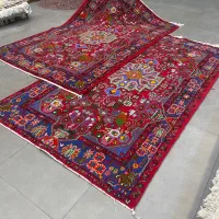 فرش دستباف (بساک) جفت ۵ متری نهاوند زیبا