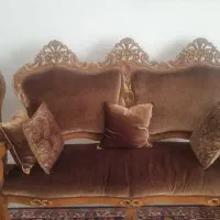 مبل چوبی دست دوم|مبلمان خانگی و میز عسلی|کرمان, |دیوار