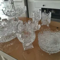 سرویس کریستال خورشیدی چک اصل کاملا نو بدون خط وخش