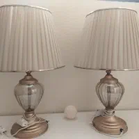 یک جفت آباژور رومیزی نو