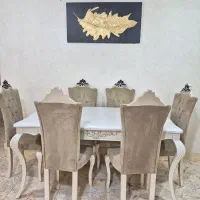 میز ناهار خوری ۶نفره در حد نو|میز و صندلی غذاخوری|اهواز, کوروش|دیوار