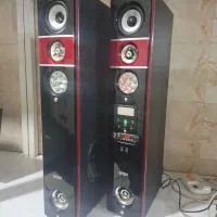 اسپیکر فلش خور بلوتوثی رقص نور دارد سالم ارتفاع۸۰|سیستم صوتی خانگی|کرج, چمران|دیوار