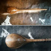 سه تار کاسه یک تکه گردو تمام حرفه ایی