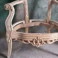 مبل استیل منبت کاری چوب  کار دست