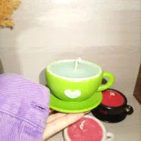 فنجون شمع های فانتزی|صنایع دستی و سایر لوازم تزئینی|اصفهان, شفق|دیوار