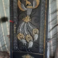 درب نفر رو درب حیاط درب اهنی  درب حیاطی درب نفرو