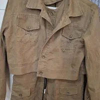 سارافون با کت کتان دخترانه