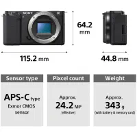 Sony ZV-E10 Mirrorless Camera kit 16-50mm|دوربین عکاسی و فیلمبرداری|زاهدان, |دیوار
