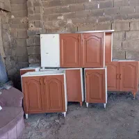 کابینت فلزی طرح چوب