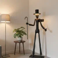 آینه قدی و آباژور و ...طراحی خاص و ساخت سفارشی