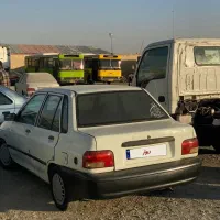 پراید سفید دوگانه سوز