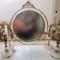 آیینه شعمدان طلایی مناسب جهیزیه