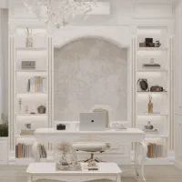 دکور|کتابخانه، شلف، قفسه‌های دیواری|یزد, |دیوار