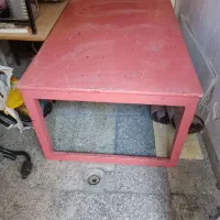 میز mdf پایه فلزی، میزو نیمکت چوبی، تجهیزات مهد|میز تحریر و کامپیوتر|فولادشهر, A4|دیوار