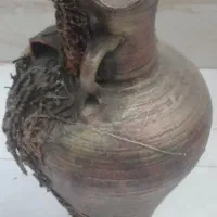 جای گل سفالی|گل و گیاه طبیعی|اصفهان, رسالت|دیوار