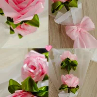 گل روبانی دو شاخه دلبر|گل مصنوعی|ارومیه, |دیوار