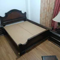 تخت خواب دو نفره تمام چوب