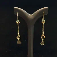 گوشواره طلا آویزدار|جواهرات|اهواز, زیتون کارمندی|دیوار