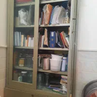 کمد کتابخانه|کتابخانه، شلف، قفسه‌های دیواری|قم, زنبیل آباد|دیوار