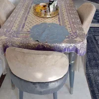 میز ناهار خوری و مبل سه نفره با میز عسلی|میز و صندلی غذاخوری|قم, پردیسان|دیوار