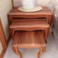 میز عسلی همراه با سه میز کوچک|مبلمان خانگی و میز عسلی|شهمیرزاد, |دیوار