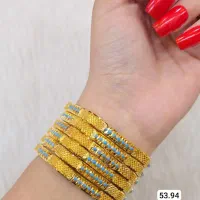 النگونقره فیوژن و بحرینی (النگو نقره آبکاری طلا)|جواهرات|شیراز, بعثت|دیوار