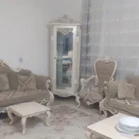 مبل 7نفره با میزها و بوفه