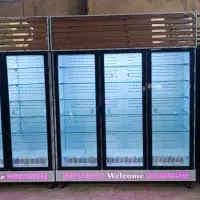 یخچال سه درب ویترینی سوپر مارکت