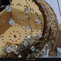 لوسترکریستالی نونونو بدون استفاده|لوستر و چراغ آویز|شوشتر, |دیوار