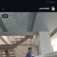 نقاشی ساختمان و نصب کاغذ دیواری|خدمات پیشه و مهارت|نظرآباد, نظرآباد|دیوار