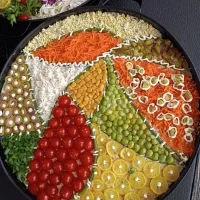 انواع سالادها ماکارونی،الویه،سزار،اندونزی،کارتوفل