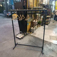 رگال لباس استند بالا چوب