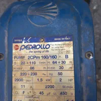 پمپ آب پدرولا 2 اسب سیم پیچ فابریک|مصالح و تجهیزات ساختمان|اهواز, پادادشهر|دیوار