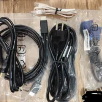 هاب سوییچ و کابل پاور و موس LAN-HDMI-VGA-TYLE C