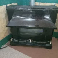بخاری دودکشی توان گاز  تمیر و سالم