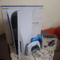 PS5 Standard + دو دسته با پایه شارژر|کنسول، بازی ویدئویی و آنلاین|تهران, خواجه نظام الملک|دیوار