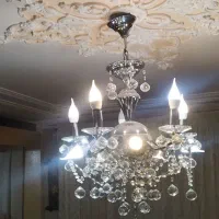 دو عدد لوستر بزرگ کاملا سالم در حد نو