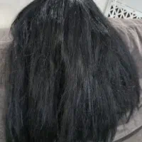 کلاه گیس مشکی طبیعی مجعد و بلند|آرایشی، بهداشتی، درمانی|ری, دولتآباد|دیوار