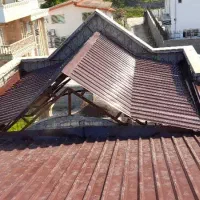 پوشش سقف شیروانی حلب وآب بندی ایرانیت وناودان|خدمات پیشه و مهارت|نوشهر, |دیوار