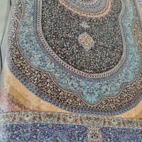 فرش ابریشم ماشینی طرح زیبا