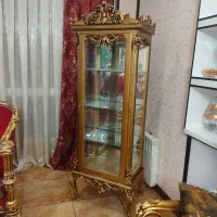 بوفه چوبی منبت کاری|بوفه، ویترین، کنسول|کرمانشاه, |دیوار