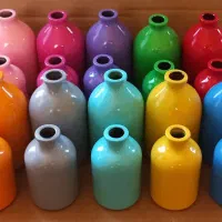 خدمات رنگ کوره ای بلوریجات گلدان پاسمواری